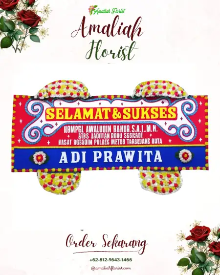 Papan Bunga Ucapan Selamat Temayang